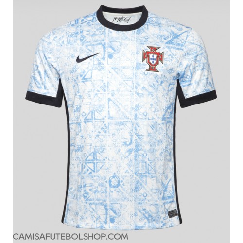 Camisa de time de futebol Portugal Replicas 2º Equipamento Europeu 2024 Manga Curta